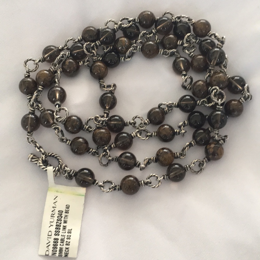 David Yurman CableLink Bead Necklace
